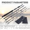 Sougayilang Portable 4 Section Fishing Rod - Image 6
