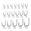 50pcs / 20pcs / Box Circle Eyed Fishing Hook Size 2-22# - Image 5
