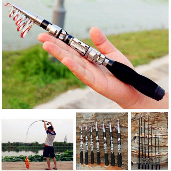 1m-2.1m Super Hard Mini Fishing Rod