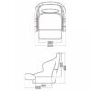 Deluxe Low Back Folding Boat Seat - Image 2