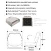 JayCreer Low Back Folding Boat Seat - Image 4